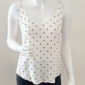 NWOT Reformation Polka Dot Sleeveless Scoop Neck Tank Top Nordstrom Shopbop